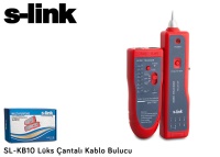 S-Link SL-KB10 Lüks Çantalı Kablo Bulucu-Test Cihazı 